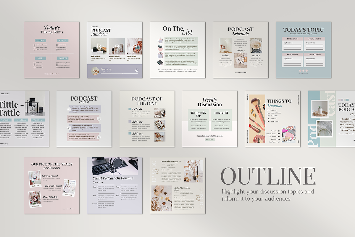 Instagram Podcast Starter Kit, a Social Media Template by Analogi Studio (Photo 13 of 27)