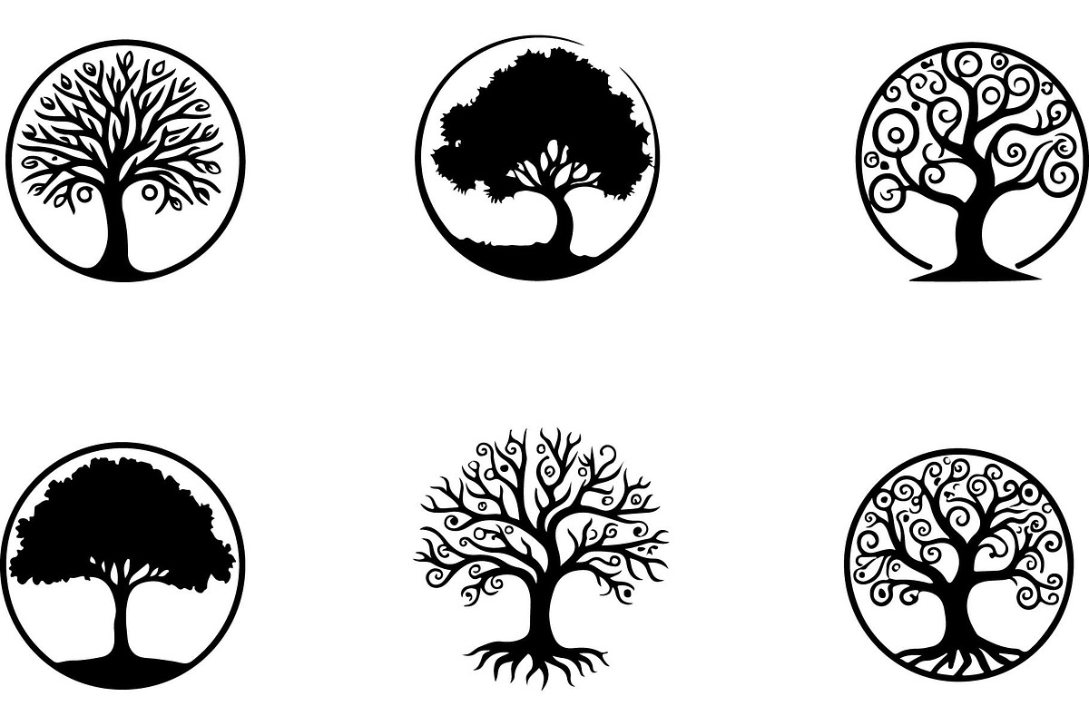 Ancient Tree Spirit Vector Set, an Object Graphic by Creativeshirt (Photo 5 of 5)