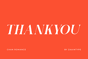 Chan Romance, a Serif Font by zaaintype (Thumbnail 2 of 11)