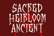 Annarzaq Display Font, a Blackletter Font by Maulana Creative (Thumbnail 4 of 12)