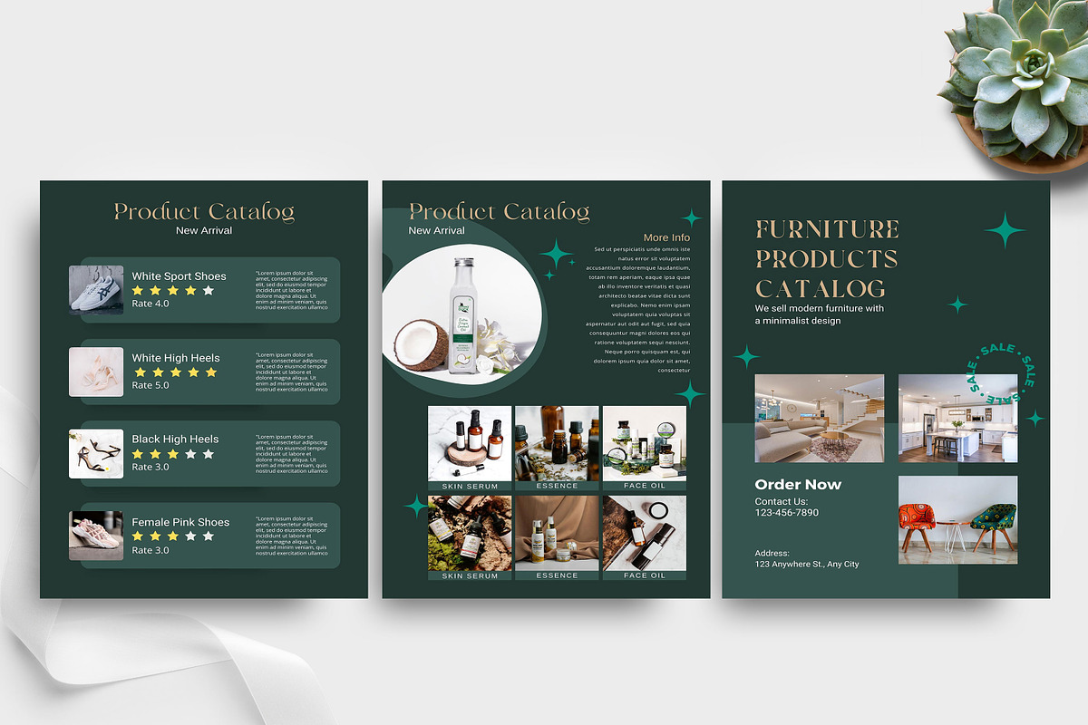 Canva Line Sheet Flyer Template, a Stationery Template by Ultimate Template Shop (Photo 3 of 6)