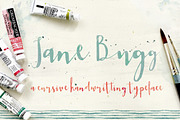 Jane Bugg Script, a Script Font by BlueRobinDesignShop (Thumbnail 1 of 6)