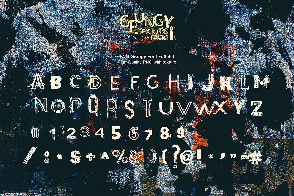 Grungy Textures Packs, a Texture Graphic by nicholasasmita (Photo 5 of 9)