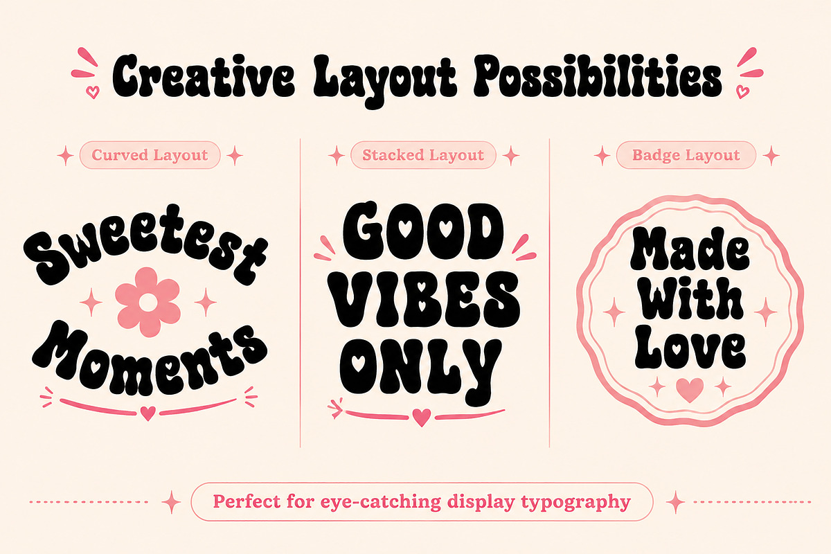 Heartsy Groovy, a Slab Serif Font by Wow Magic (Photo 2 of 4)