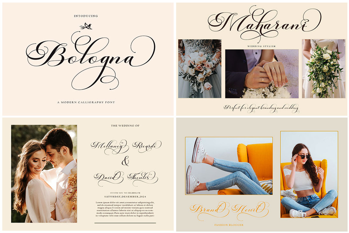 The Modern Calligraphy Font Bundle, a Script Font by Has_rizal (Photo 15 of 28)