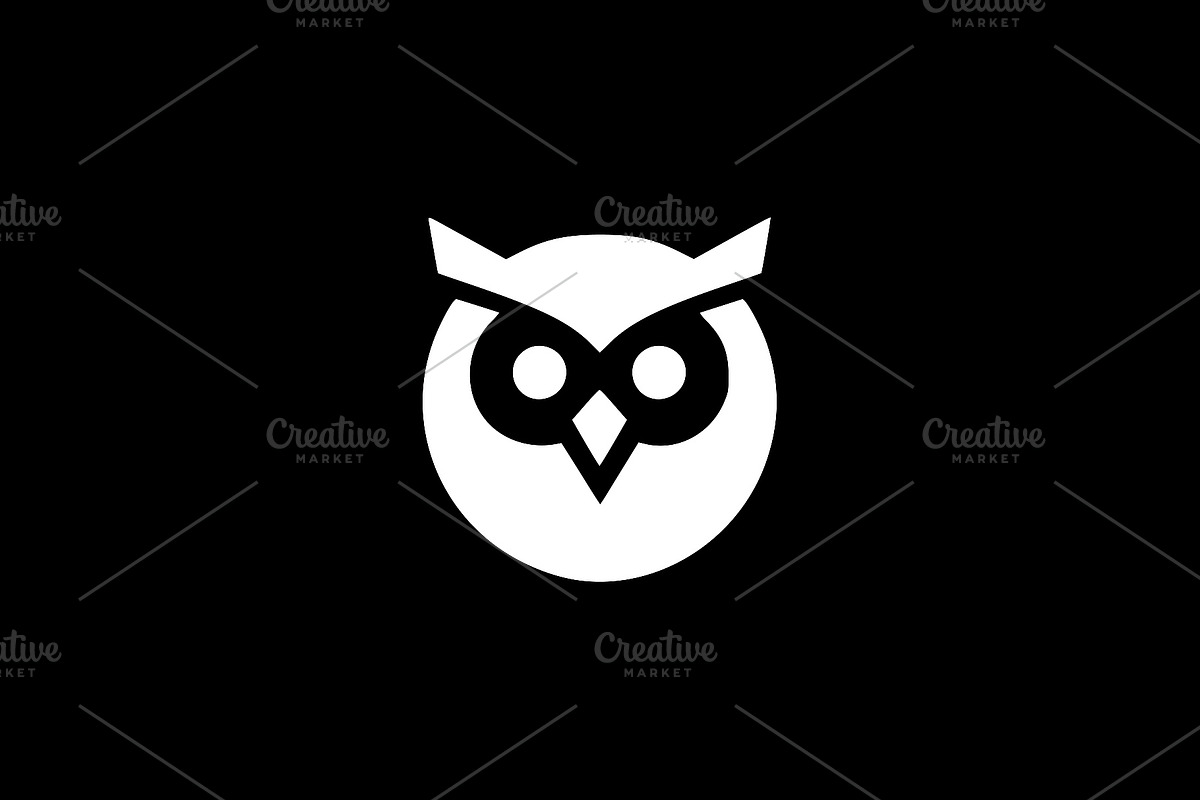 Round Owl Icon, a Branding & Logo Template by Vectorium Studio (Photo 2 of 4)
