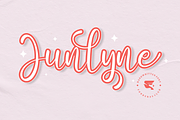 Junlyne | Handwritten Font, a Script Font by Forberas Club (Thumbnail 1 of 8)