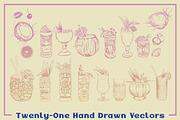 Vector Tiki Cocktail Illustrations, a Food Illustration by Instinct Design Co (Thumbnail 2 of 2)