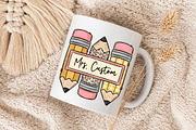 Custom Teacher Name PNG, Pencil, an Object Illustration by Libby Wishes (Thumbnail 5 of 5)