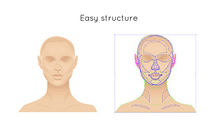 Skin Tones - Adobe Illustrator