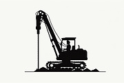 Heavy Equipment Silhouette Bundle, an Illustration by jahid234 (Thumbnail 3 of 7)