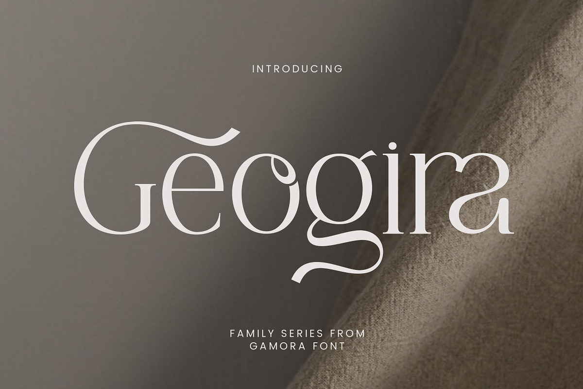 Geogira - Family Serif Typeface, a Serif Font by Flawless And Co (Photo 1 of 10)