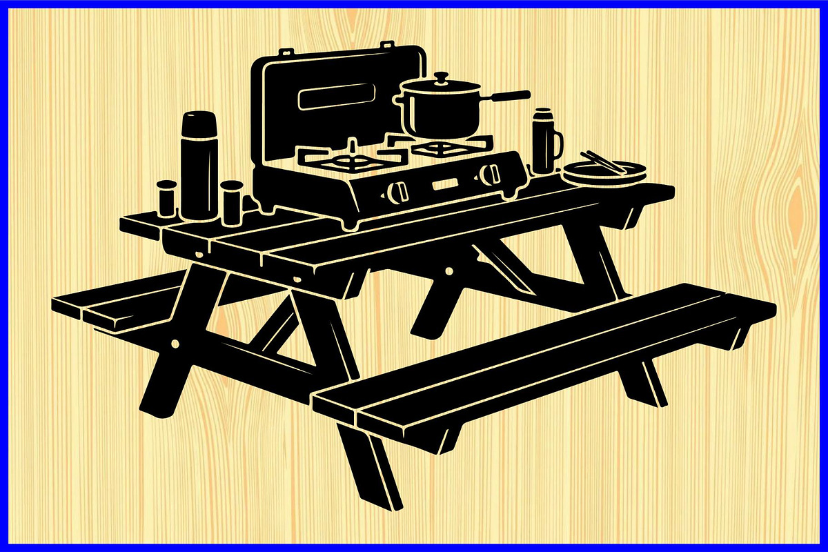 Picnic Table Puzzle Clipart Set, an Object Illustration by Designer_Momina (Photo 9 of 15)