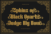 Ringer Luctor Decorative Display, a Blackletter Font by Denustudios (Thumbnail 6 of 12)