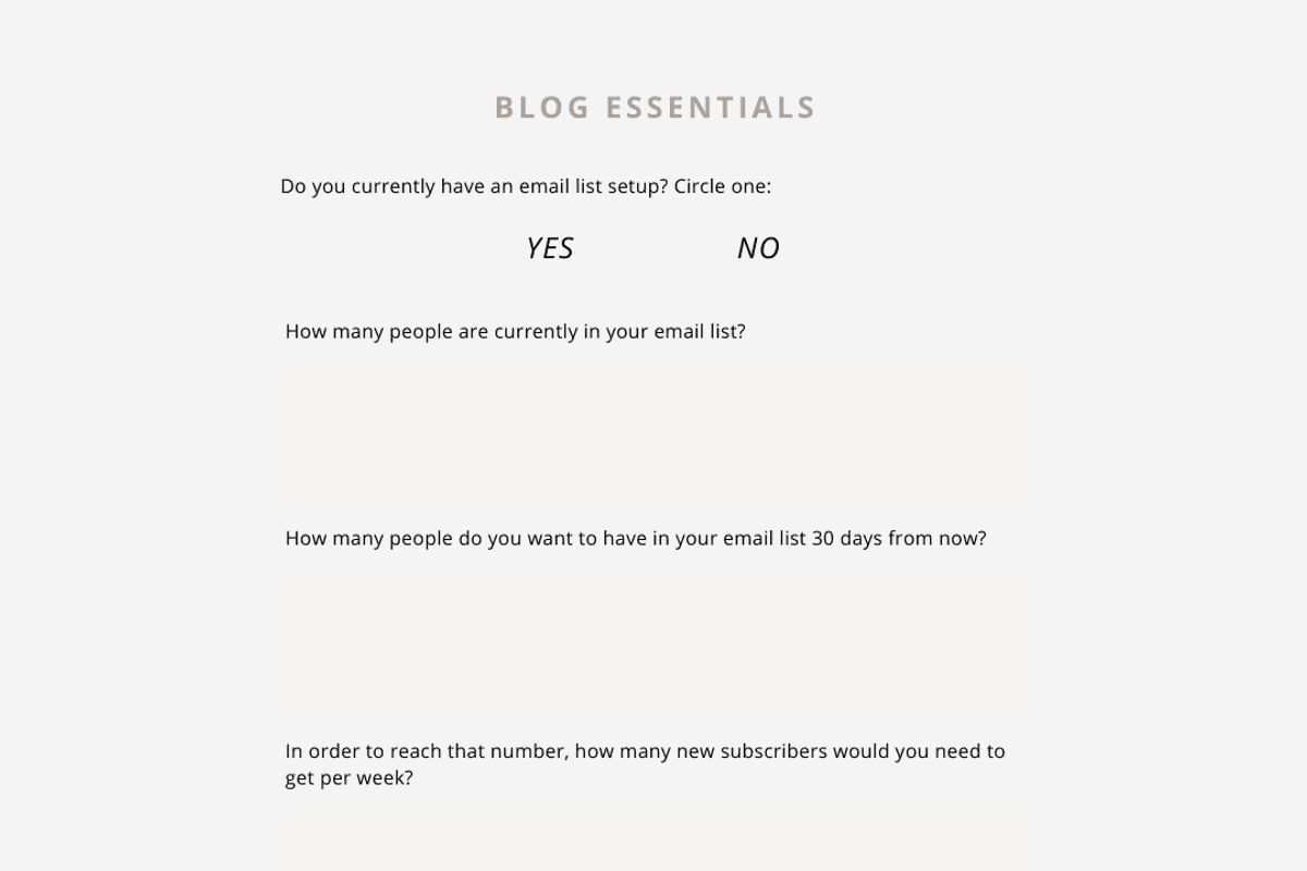 Online Blog Planner, a Stationery Template by Brand Your Biz Co. (Photo 7 of 10)