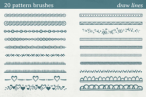 20 Pattern Brushes