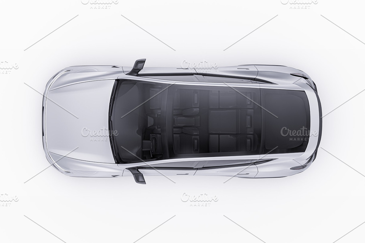 2026 Performance EV Crossover Set, an Advertising Mockup by Halal Graphic Studio (Photo 12 of 12)