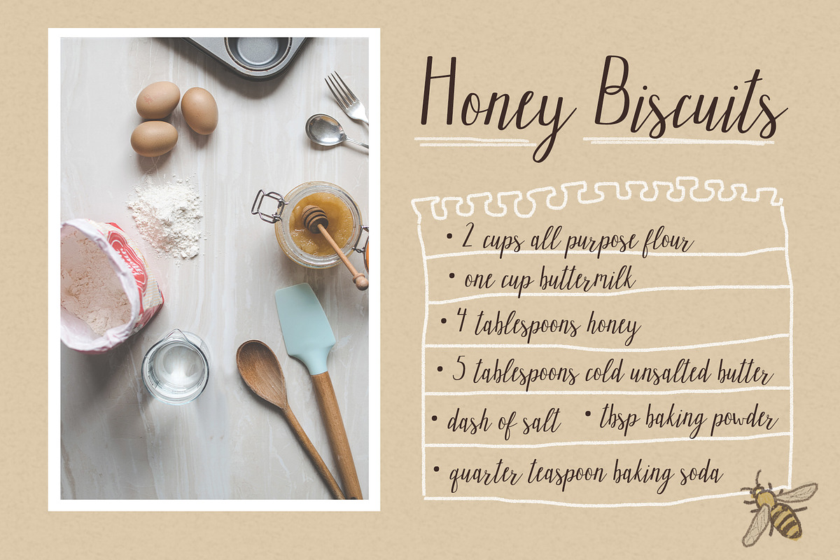Honey Ginger Handwritten Font preview 3