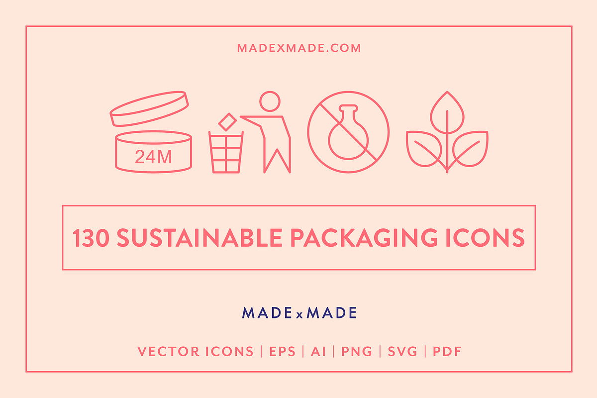 4x Packaging Icons Bundle (25% off), an Outline Icon by Made by Made (Photo 8 of 22)