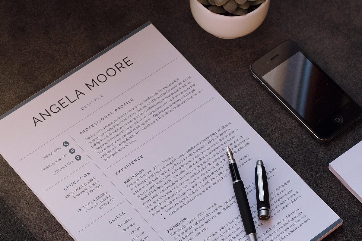 Creative Resume, a Resume Template by Comely Design Studio (Photo 4 of 4)