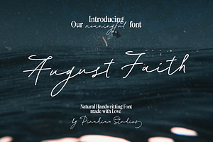 August Faith Handwritting