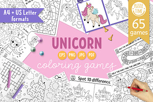 Unicorn Coloring Games