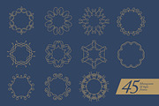 45 monograms/logos frames, an Object Graphic by Damien (Thumbnail 1 of 10)