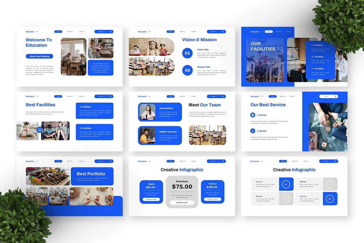 Education - School Powerpoint, a Presentation Template by Deepslide Studio (Photo 3 of 6)