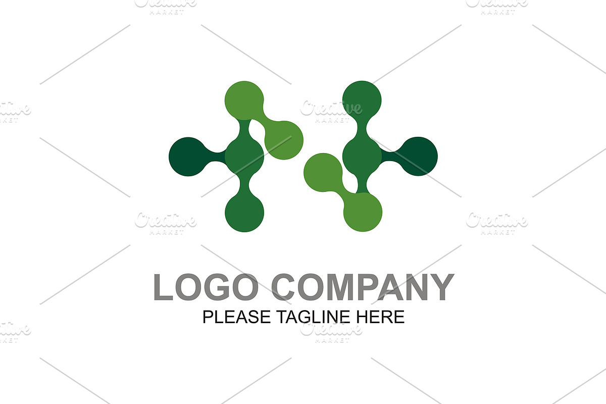 20 Logo Connecting Templates Bundle, a Branding & Logo Template by Friendesigns (Photo 18 of 21)