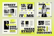 Street Fashion Social Media Post, a Social Media Template by ContestDesign (Thumbnail 1 of 4)