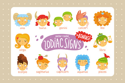 12 cute zodiac signs