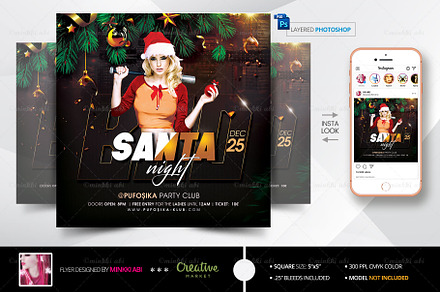 Bad Santa Night Flyer