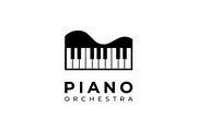 Piano Keyboard Orchestra Logo, a Branding & Logo Template by ika trisiana (Thumbnail 2 of 2)