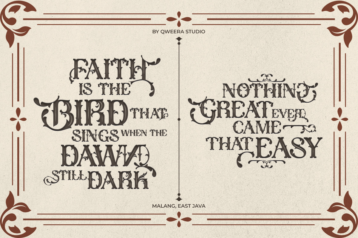 Royal Archduke - Victorian Vintage, a Serif Font by Qweera Studio (Photo 6 of 12)