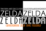 Zelda Collection, a Font by Wiescher Design (Thumbnail 1 of 9)