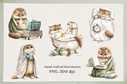 Introverted cat, an Illustration by Mimomy (Thumbnail 2 of 6)