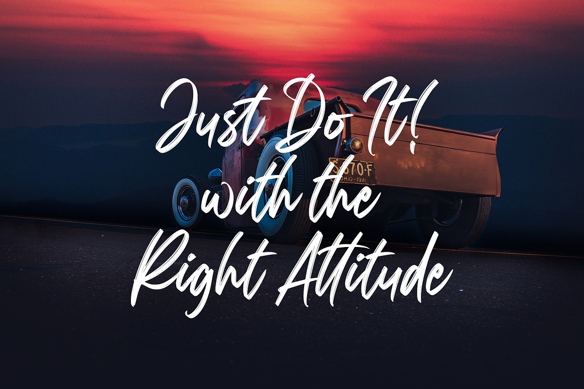 Carolissa, Handwritten Brush Script, a Script Font by Motokiwo (Photo 11 of 14)