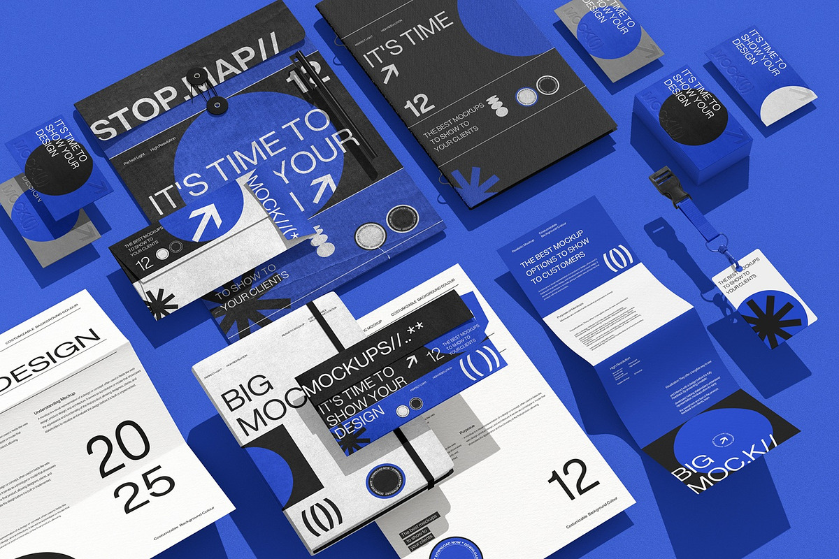 Modern Stationery Branding Mockup Se, an Advertising Mockup by East Gallery (Photo 2 of 14)
