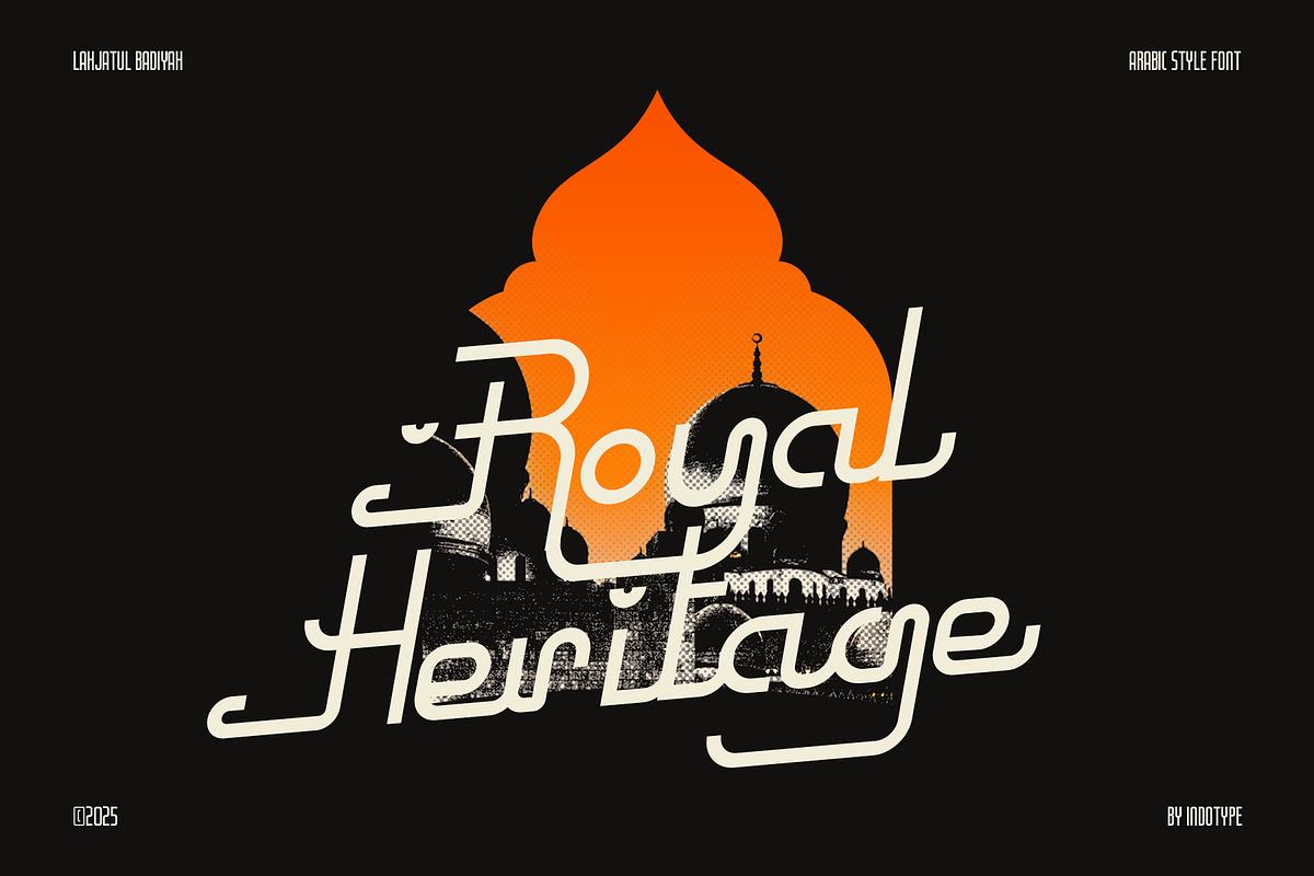 Lahjatul Badiyah - Arabic Display, a Font by Indotype Foundry (Photo 5 of 10)
