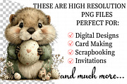 Whimsical Easter Beaver Clipart, an Illustration by Daily.Designs (Thumbnail 2 of 8)