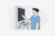 Smart Hospital Illustration, an Object Graphic by Jump Studio (Thumbnail 6 of 12)