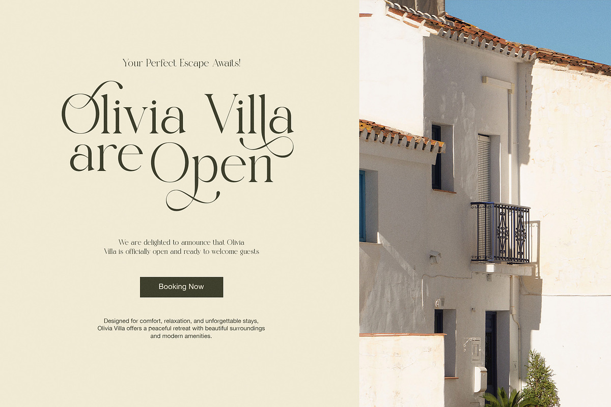 Amilea Elegant Serif Font, a Serif Font by Graphicxell (Photo 3 of 7)