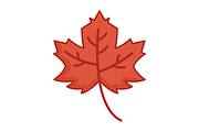 Maple Leaf Illustration Icon, an Icon by Pexelpy (Thumbnail 2 of 2)
