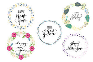 Mix DIY : NEW YEAR HAND DRAWN VECTOR