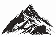 Mountain Tree Silhouette Bundle, a Graphic by balal (Thumbnail 9 of 11)