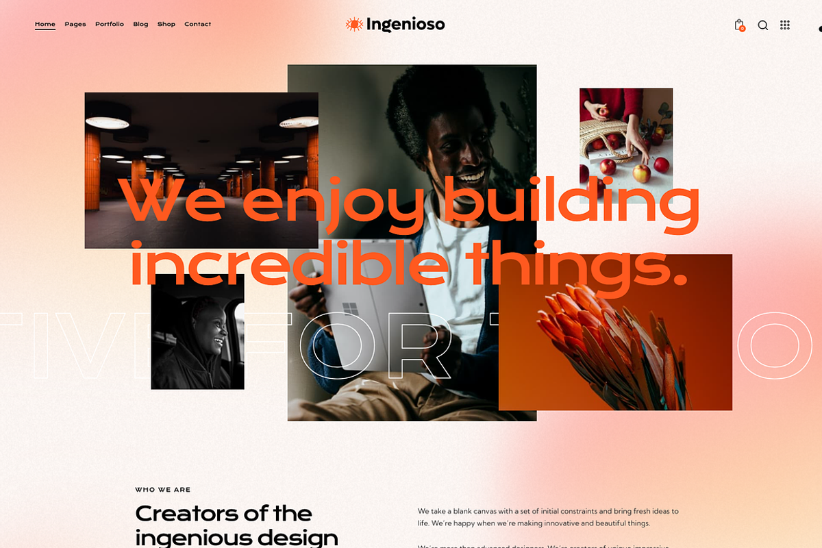 Creative Agency WordPress Theme, a WordPress Template by Design Spade (Photo 1 of 10)