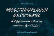 Black Paladins Brush Script, a Script Font by Rillatype (Thumbnail 7 of 7)