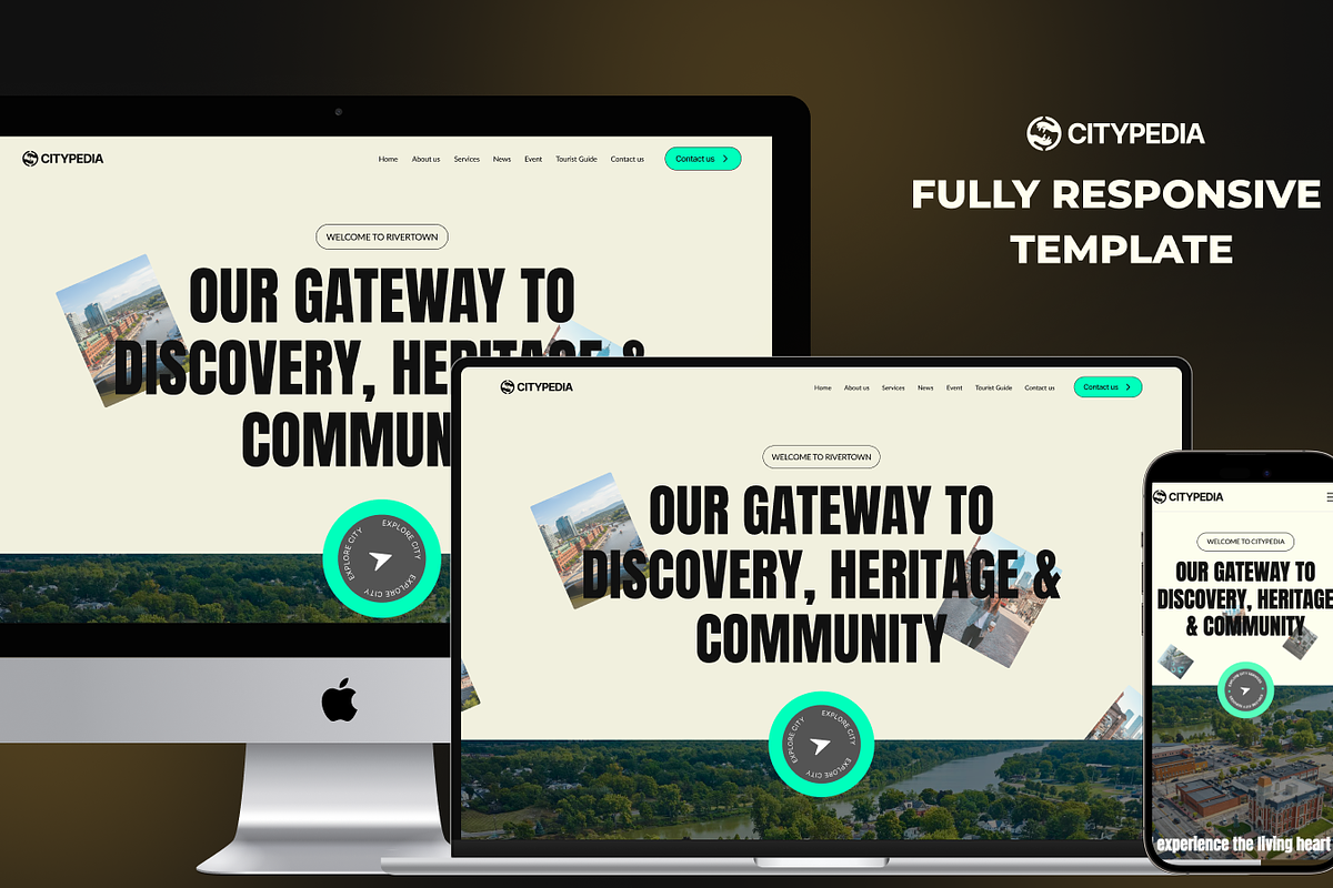 CityPedia - Community HTML Template, a HTML Template by TNCFlow (Photo 2 of 5)