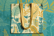TROPICAL LEAVES Vector Patterns, a Pattern Graphic by Madebyia (Thumbnail 6 of 10)
