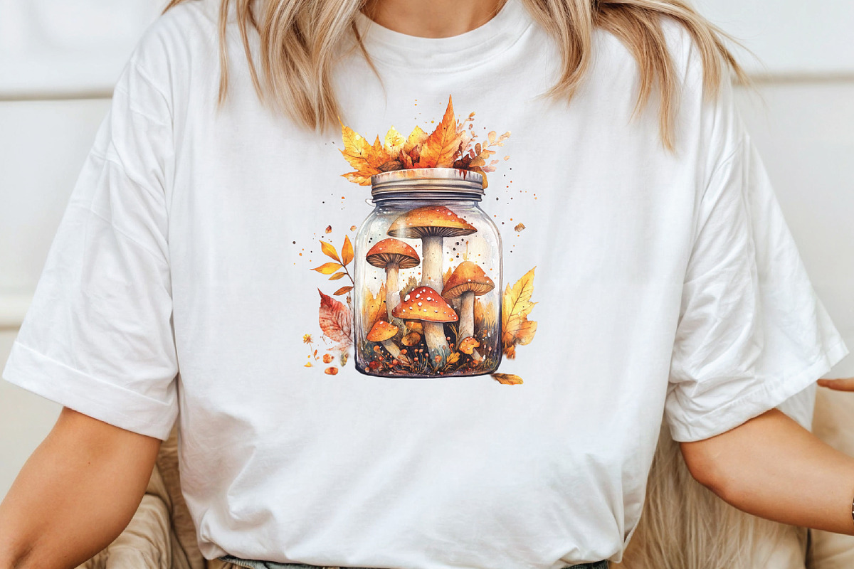 Watercolor Cute Witchy Autumn PNG, an Illustration by CraftArtStudio (Photo 4 of 6)